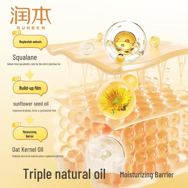 RUNBEN Children's Vitamin E Hand Cream, 2 x 40g