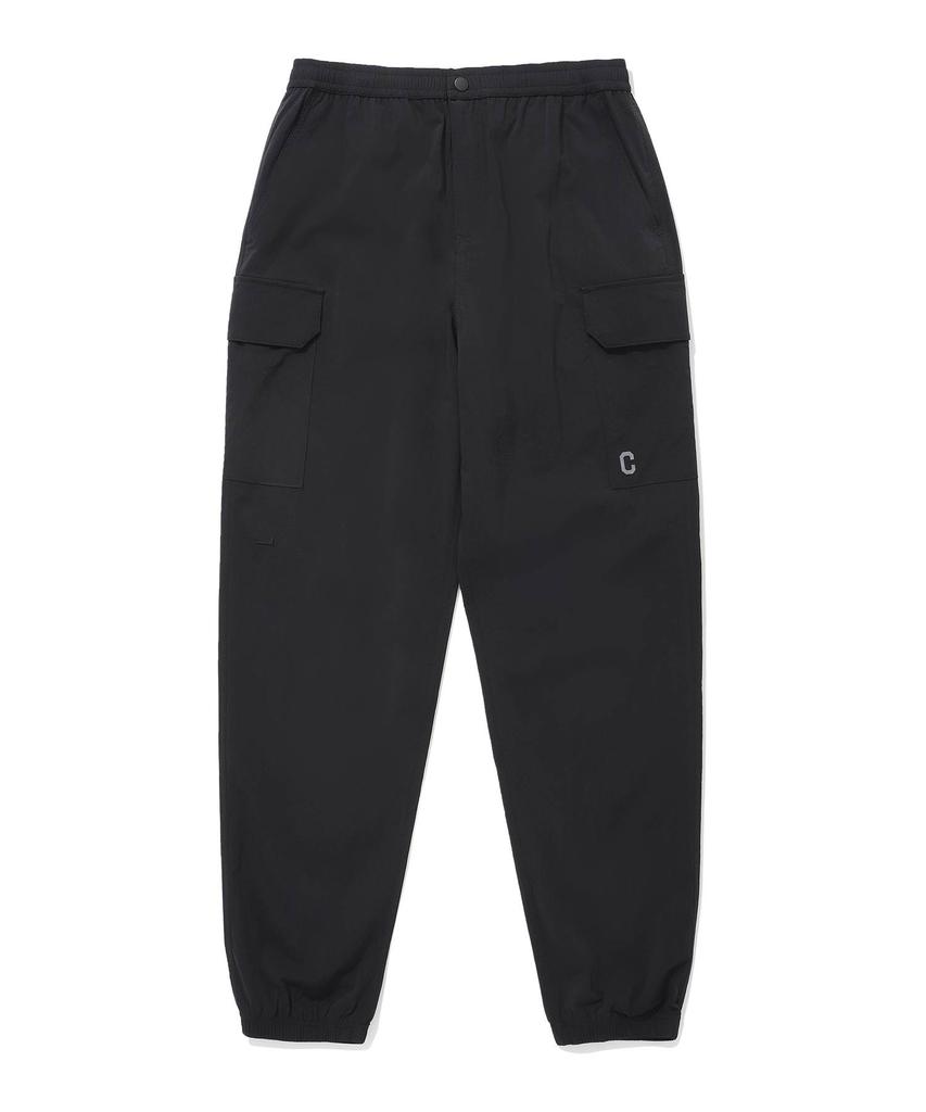 COVERNAT College Tech Nylon Cargo Jogger Pants Black