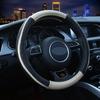 Чехол на руль автомобиля DERMAY, 4 цвета, 4 сезона, подходит для 37-38 см(14,5-15 дюймов) Автомобильный Стайлинг Рулевое колесо