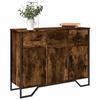 VidaXL Buffet Smoked Oak 97x32.5x74.5 Cm Engineered Wood 848561