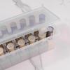 Rectangle Nail Polish Storage Box Transparent Plastic Nail Polish Storage Case Large Capacity Nail Wear Storage Container
