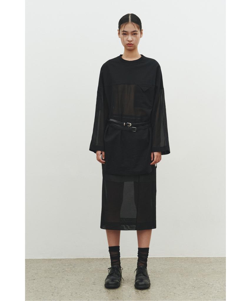 Recorde Layered Lining Sheer Skirt_Rqkas25542Bkx