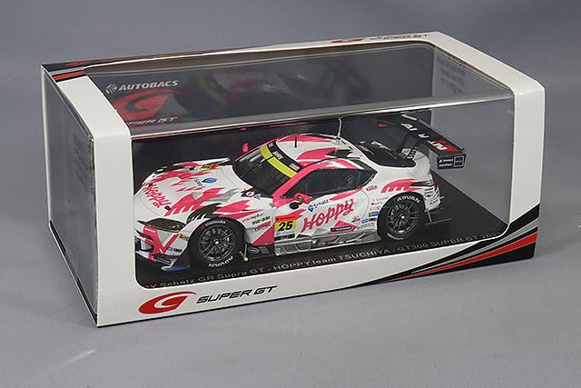 Spark Hoppy Schatz GR Supra GT HOPPY Team TSUCHIYA 2023 Super GT GT300 Fuugo Nonaka 1/43 #25 Suganami/Seita