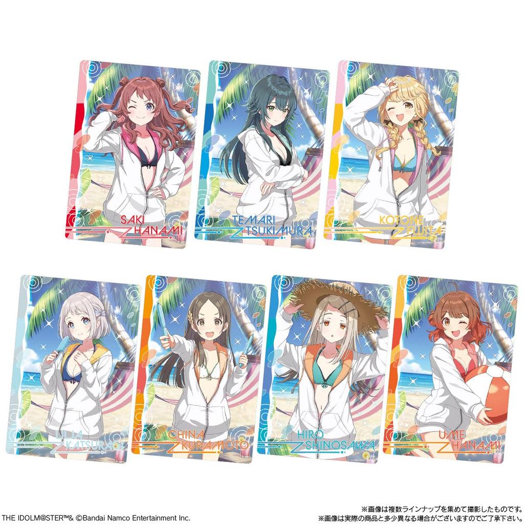 Bandai Gakuen Idolmaster Вафли 2 (20 штук)