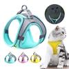 Cat Harness and Belt Set Breathable Accessories for Cats Pet Products Necklace Collar Pets Supplies Home Collars Things Cats