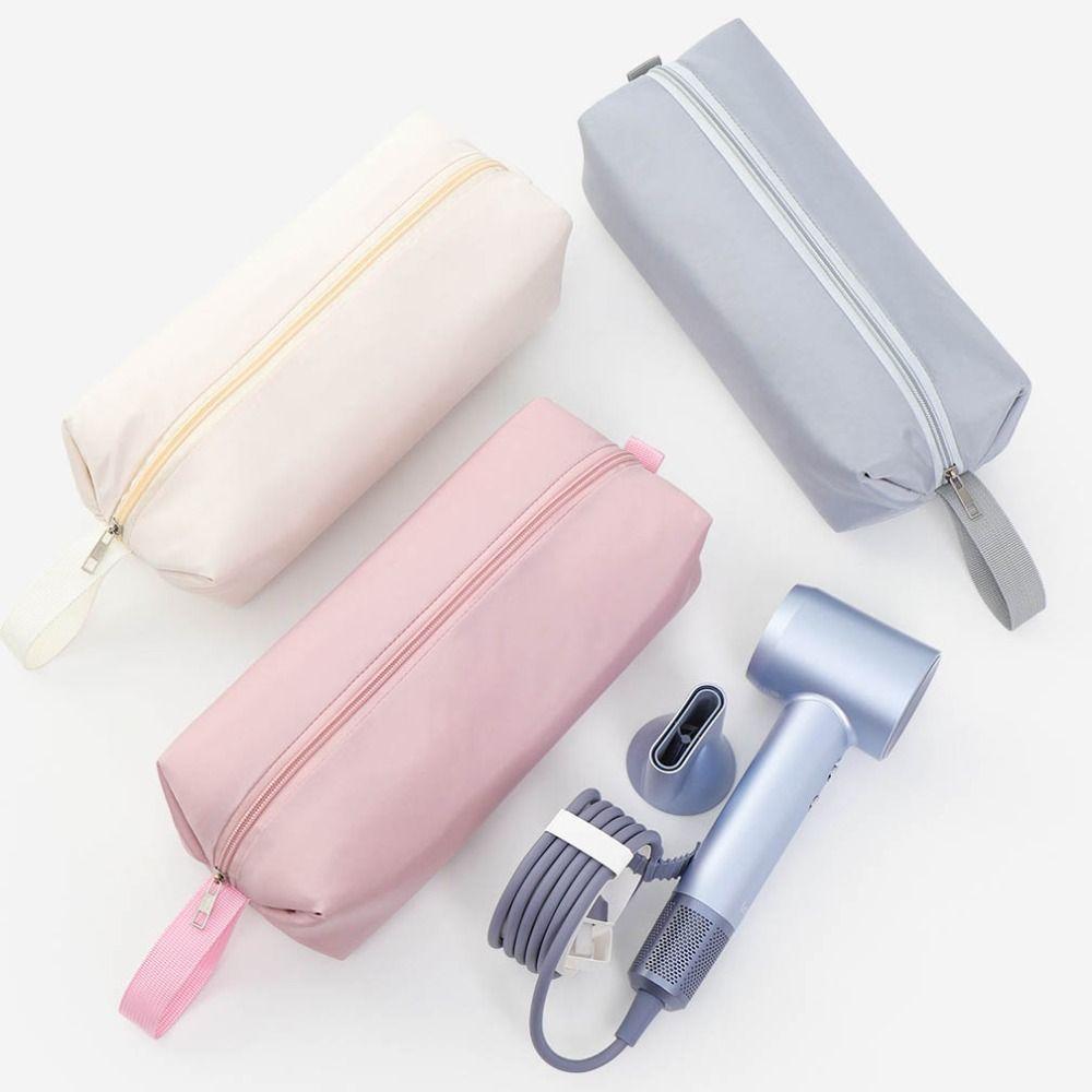 Large Capacity Hair Dryer Bag Solid Color Travel Carrying Case Hair Dryer Case For Airwrap Styler