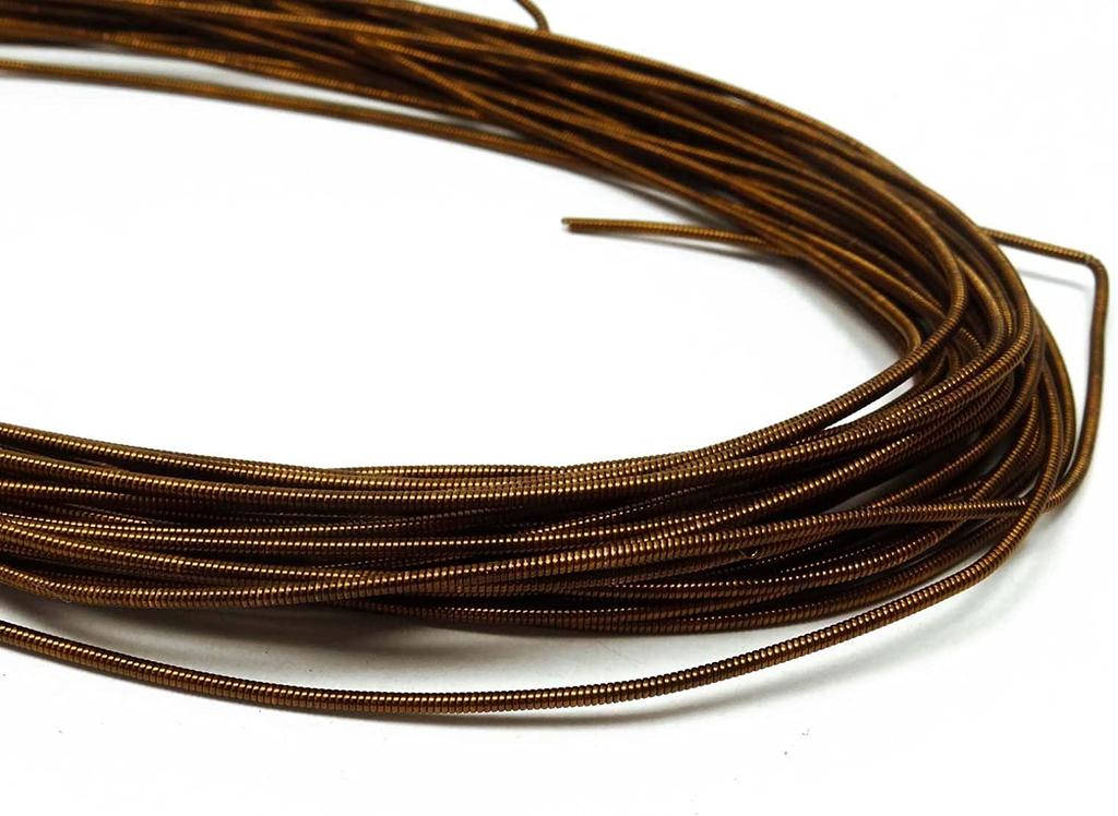 Коричневые слитки, декоративная слитковая нить, металлическая проволока, грубая изнаночная, 100 шт.