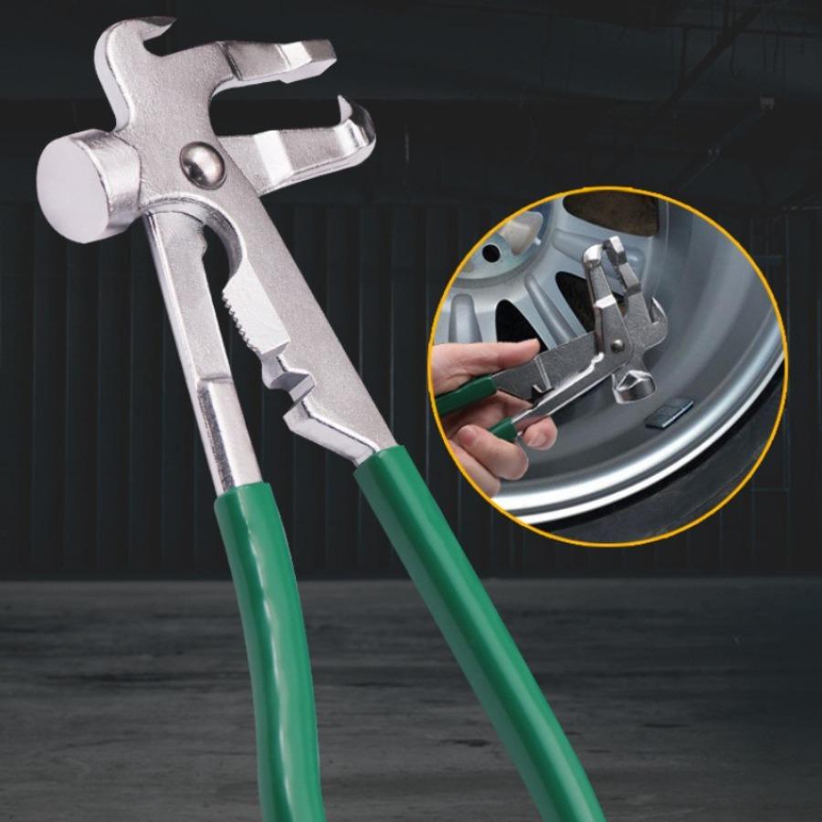 Профессиональный набор инструментов для балансировки шин - Плоскогубцы, Молотки и Скребки для снятия грузиков и ремонта