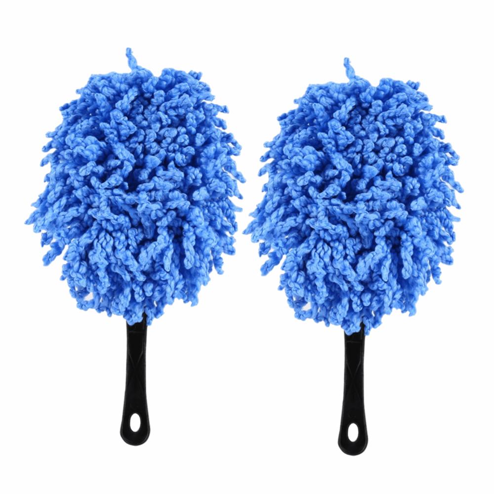 2pcs Scratch Free Car Dash Duster Brush Super Soft Microfiber Car Cleaning Tool Car Cleaning