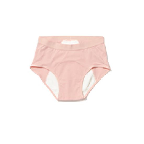 [Сертификация Министерства безопасности пищевых продуктов и лекарственных средств] Органические менструальные трусики-трусики CyClean, абрикосовый/черный