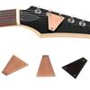 Professional Triangular Core Cover 3 Holes Metal Guitar Adjustment Rod Covers Electric Guitar Bass Replacement Parts