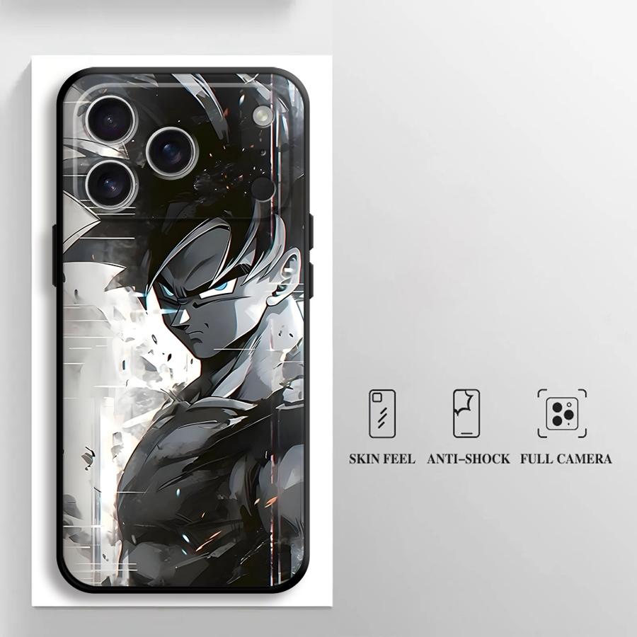 Чехол для телефона Funda для Apple iPhone 17 Pro Max 11 XR XS MAX 14 Air 16 13 12 15 Pro 7 8 D-ragonS B-allS GokuS