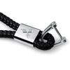 Braided Leather Key Ring Emblem Pendant Auto Products for Mitsubishi L200 Triton Outlander Sport Ralliart Mirage