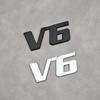 3D Металлическая Буква V6 Логотип Автомобильный Задний Значок Багажника Наклейка для Toyota Camry Corolla Rav4 Prado CHR Авто Аксессуары Наклейки