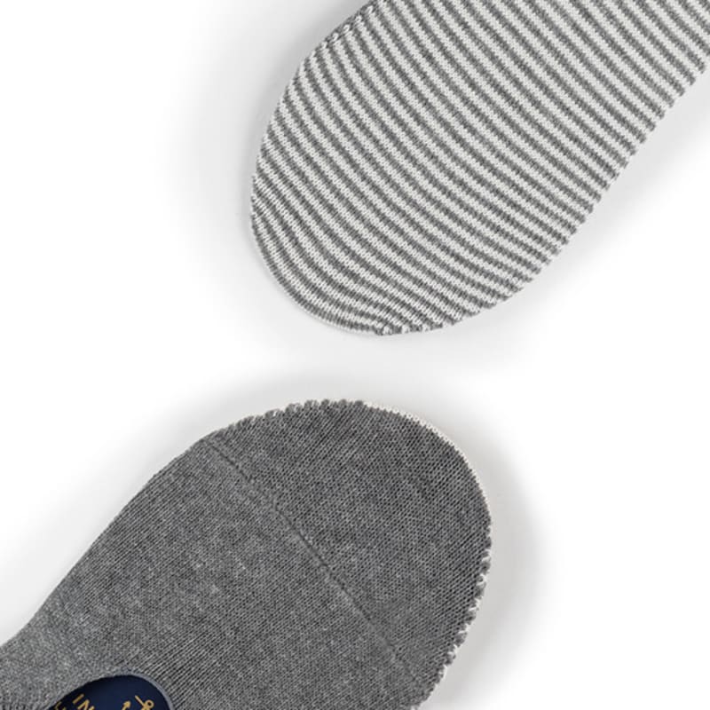 Abiruz Fake Socks Women's GK-17 Gray Stripe