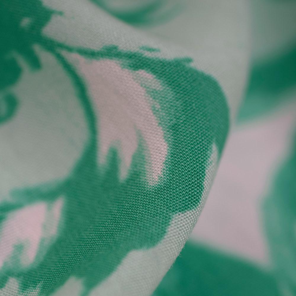 Женское летнее платье с высокой талией и коротким рукавом в богемном цветочном стиле