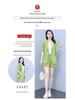 2025 Summer Korean Style Women's Thin Suit: Chic Blazer and Shorts Set