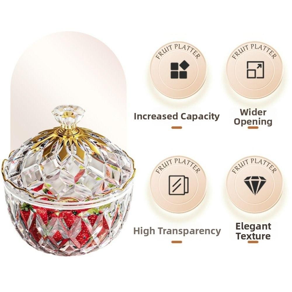 Влагозащитная прозрачная банка для конфет Пылезащитная банка для хранения фруктов Организация кухни