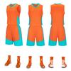 Mens Basketball Jersey Set Adult Kids Training Sports Outdoor Quick-Dry Team Uniform Plus Size