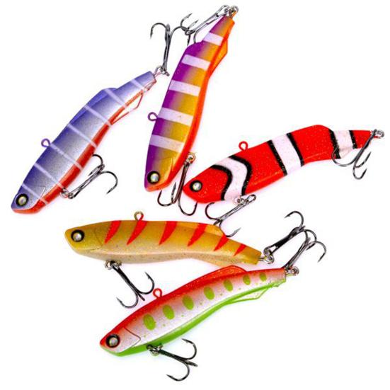 Рыболовная приманка 7 см/9 см с тройным крючком Яркий цвет Реалистичный дизайн с 3D глазами Искусственная приманка Приманка Свимбейт Рыболовные аксессуары