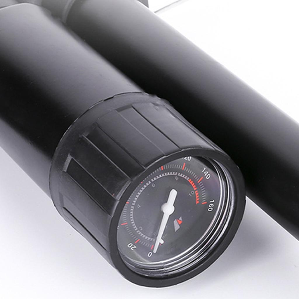 Bike Pump High Pressure Bicycle Floor Pump Stainless Steel Bike Tire Pump Portable Basketball Pump
