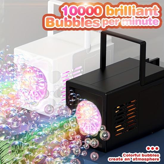 Электрическая мыльная машина, автоматическая мыльная пузырчатая машина, ручная игрушка для вечеринок на открытом воздухе, точный производитель пузырей для детей