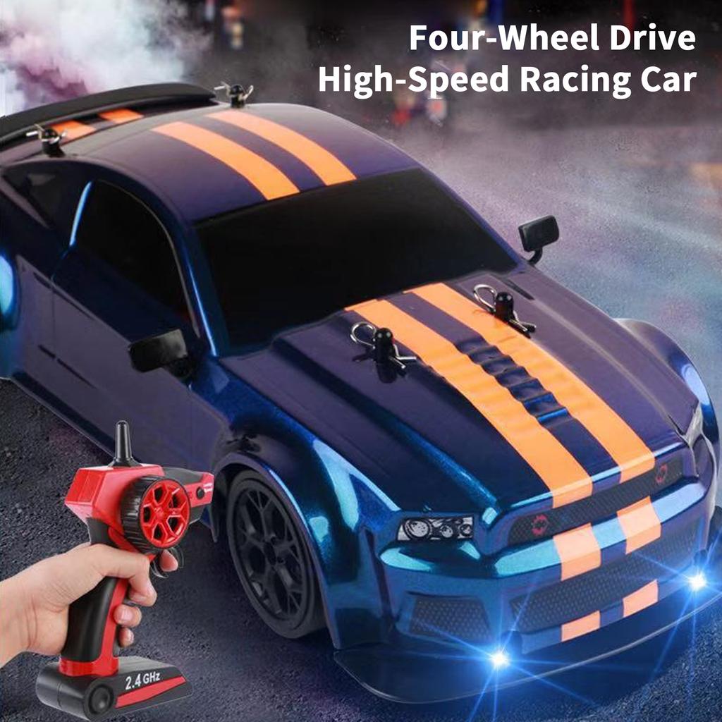 Remote Control Car, 1:14 2.4GHz 30km/h Four-Wheel Drive High-Speed Remote Control Drift Racing Car