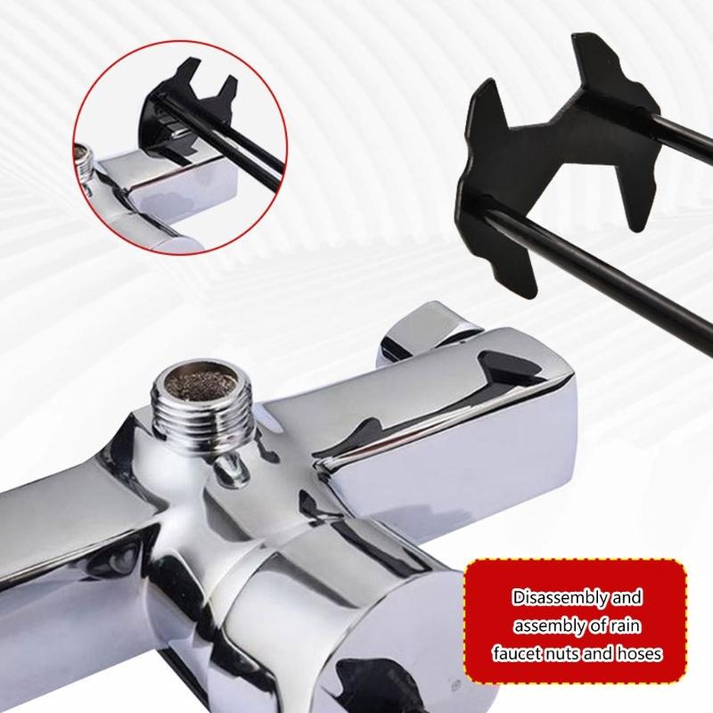 2 шт. многофункциональный инструмент для ремонта сантехники, желоба, ключ для раковины, ключ для крана для раковины, ключ для сантехнических труб, гаечный ключ для ванной комнаты, инструмент