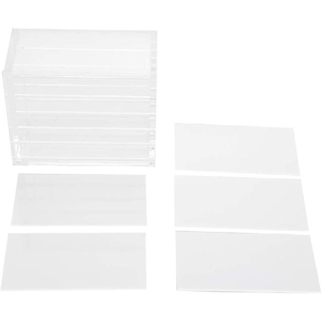 Acrylic Cosmetic Storage Makeup Organizer Clear Eyelash Storage Box Eyelashes Glue Pallet Holders 5 Layers Grafting Eyelash Extension Tool