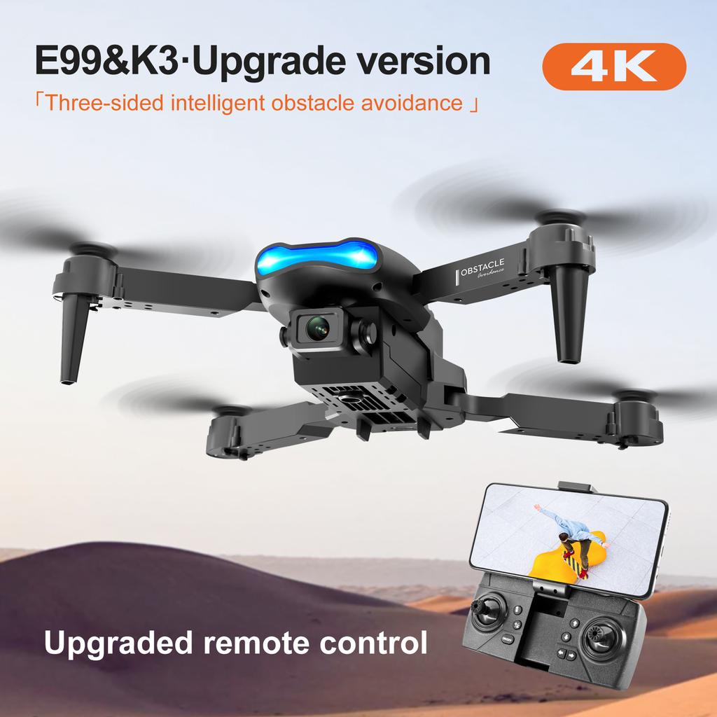 Новый E99 Pro RC Мини Дрон 4K с одной/двойной камерой WIFI FPV Складной квадрокоптер Профессиональный вертолет для аэрофотосъемки игрушка в подарок для
