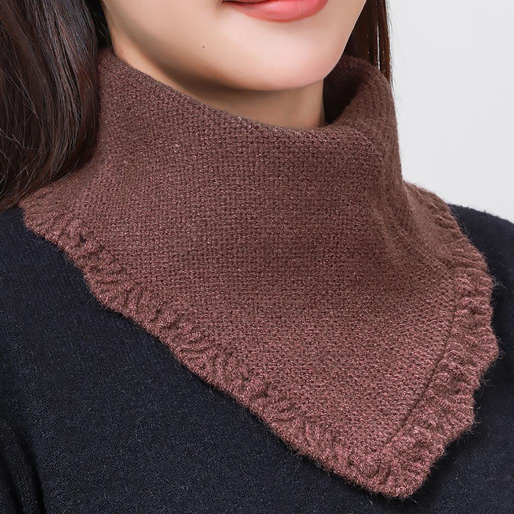 New Detachable Knitted Turtleneck Fake Collar For Women Neck Warmer Autumn Winter Warm Cover Head Neck Knitting False Collar