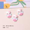 12/60PCS New Cartoon Love Angel Wings Cream Glue DIY Accessories Phone Case Hairclip Hole Shoes Accessories
