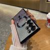 Роскошный блестящий чехол с беспроводной зарядкой для Samsung Galaxy S24 S23 S22 S21 Ultra Plus, магнитный чехол MagSafe Allround, чехол для камеры, чехол