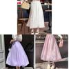 Sparkle Satin Midi Skirt With High Waist For Women Spring Summer Fashion