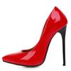 Fashion Elegant Thin High Heels Pumps Shoes White Green Red Yellow Black Women's Heeled Party Office Wedding Shoes Ladies Large Size 45