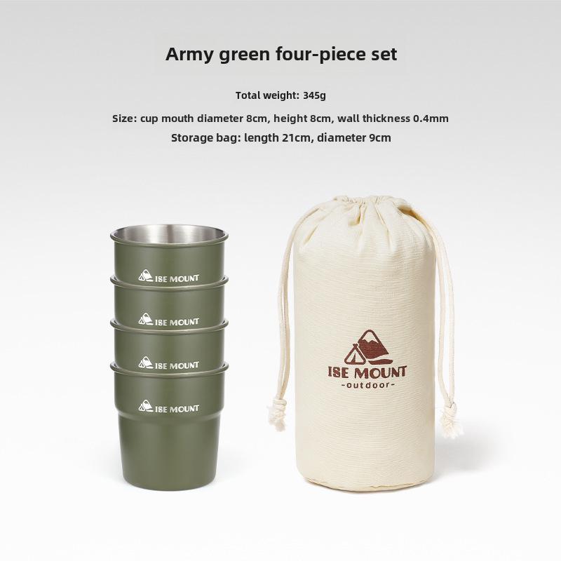 Многоцелевая кружка из нержавеющей стали для кемпинга, пива, кофе, воды и напитков