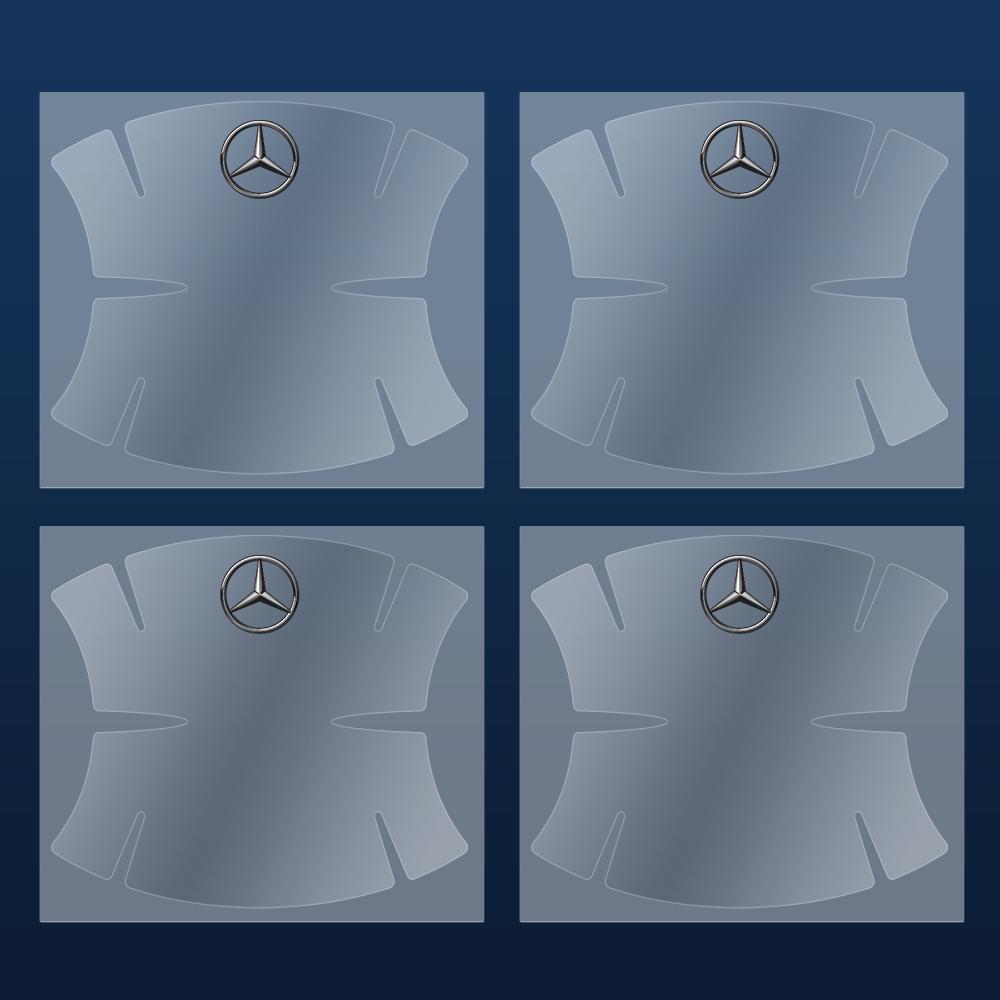 GLC GLB 4/8PC Transparent Car Door Handle Cup Protector Film Anti Scratch Sticker For Mercedes Benz AMG W108 W203 W204 W210 W21