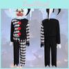 Clown Costume Cosplay Mask Role Play Halloween Events Stage Performance Gift