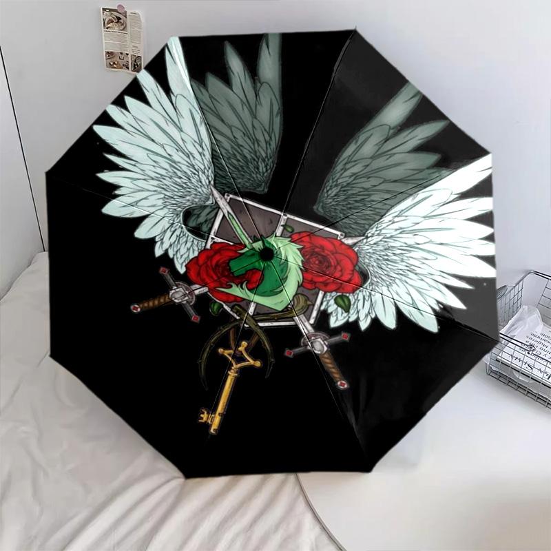 Attack on Titan Automatic Umbrella - Suitable Travel Outdoor Portable Umbrella Birthday Gift Daily Essentials