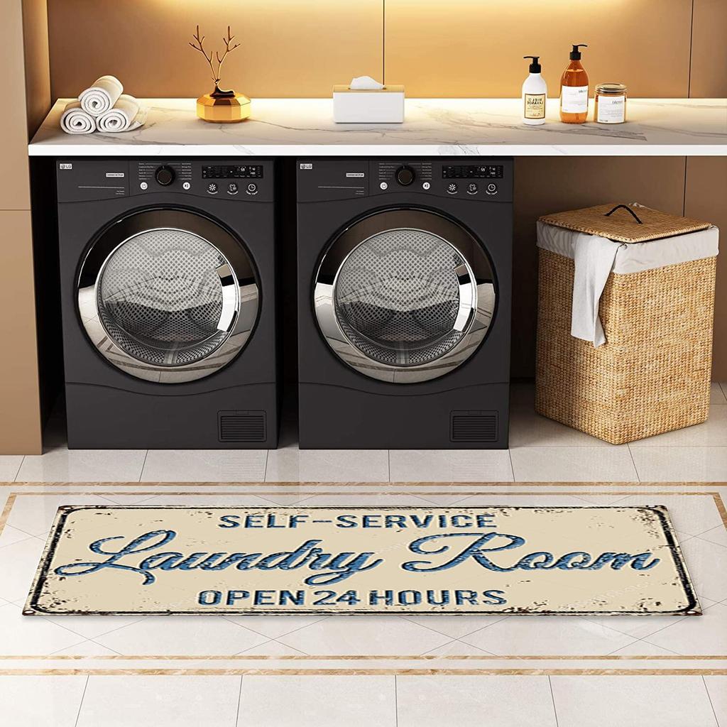 Laundry Room Carpet - FarmhouseS Kitchen Floor Mats Bathroom Laundry Room Decorative Accessories