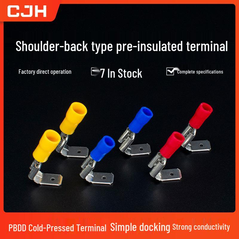 CJH Connector PBDD1.25-250/2-250/5.5-250 Male & Female Pre-insulated Terminal Head