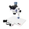 Kaisi Magnification Stereo Microscope with 4K Camera and WF10x Eyepiece Trinocular Stereo Zoom Microscope for Industrial PCB TX-350E 7X-50X