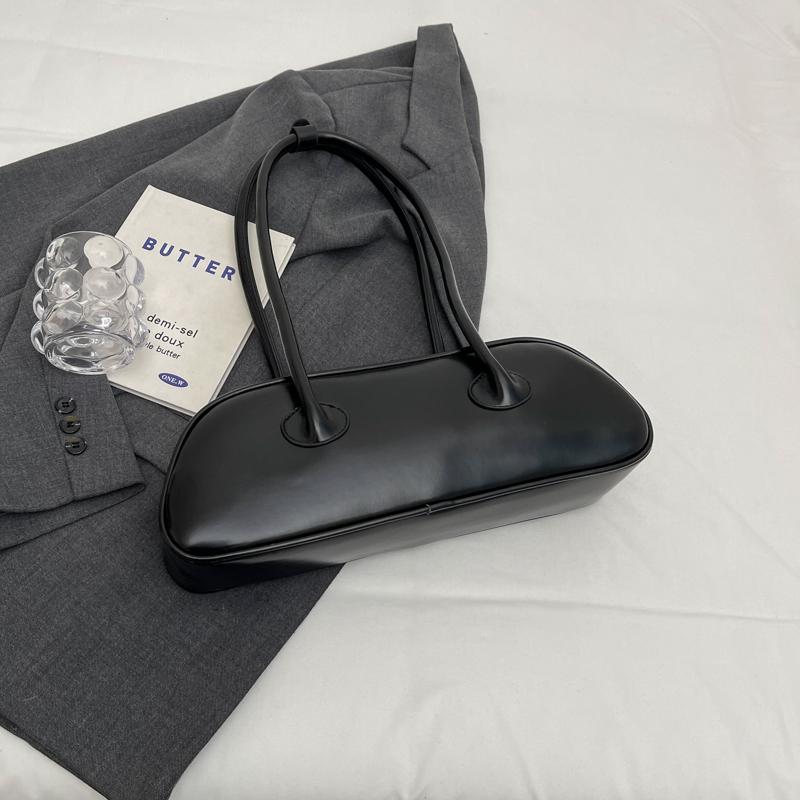 Красные сумки через подмышки для женщин, последние роскошные дизайнерские сумки, однотонные сумки из искусственной кожи во французском стиле для подмышек