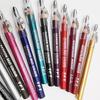 Women Colorful Waterproof Quick Dry Long-lasting Eyeliner Pencil with Sharpener
