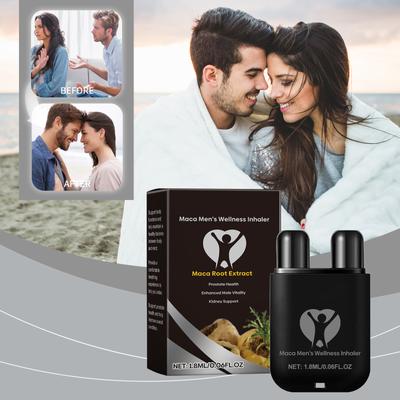 Травяной назальный аспиратор восстанавливает носовое дыхание, чтобы сгладить дыхание и улучшить кровообращение, чтобы сбалансировать стресс и успокоить простату1,8 мл