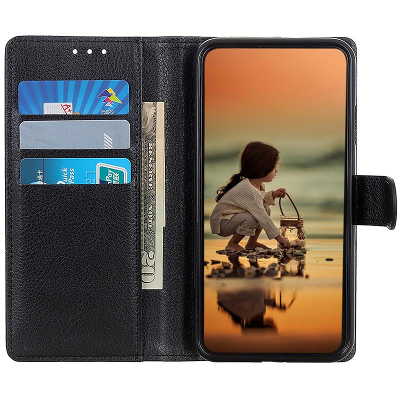 For Samsung Galaxy A25 5G (Global) (161.0 X 76.5 X 8.3mm) Case Litchi Texture Wallet Leather Phone Cover