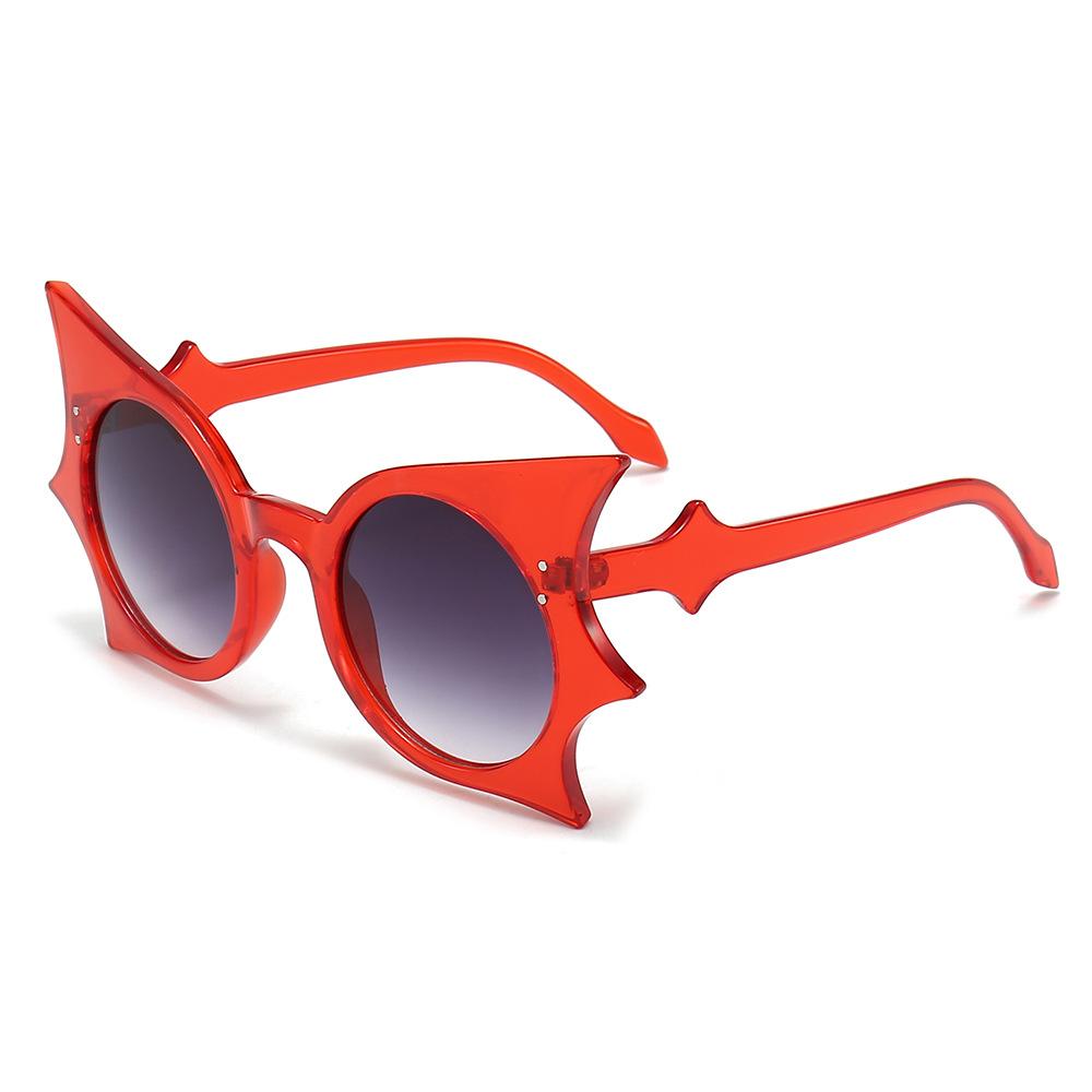 Bat-themed hip-hop sunglasses, quirky butterfly sunglasses, stylish sunglasses for parties and dancing
