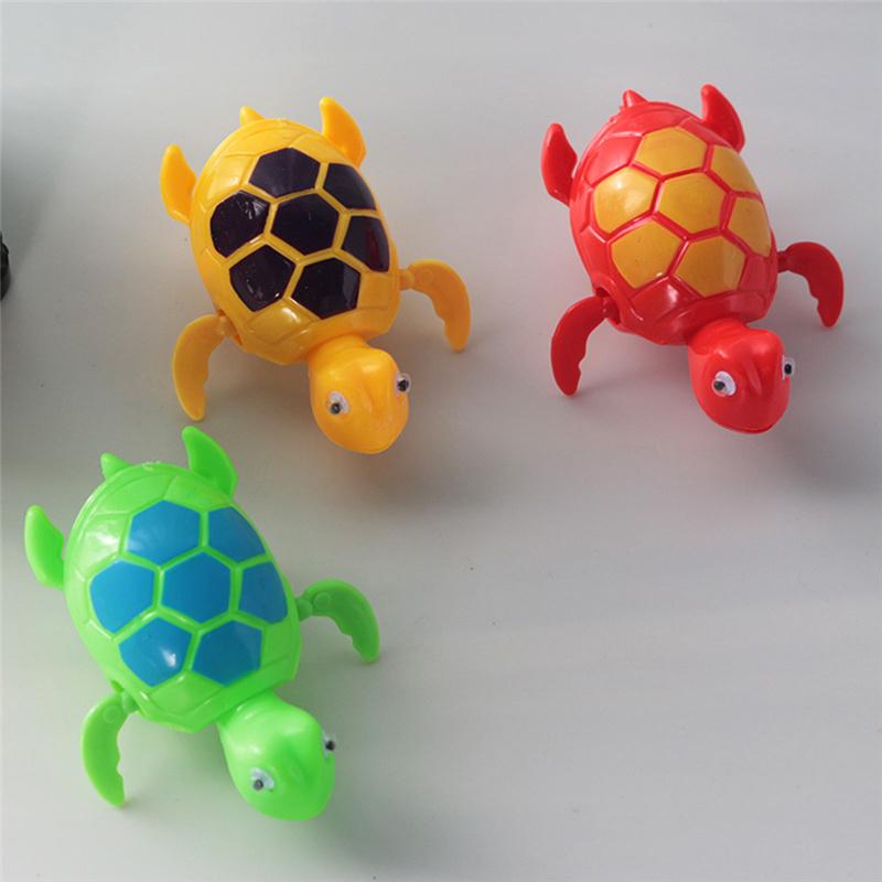 Turtle Swim Animal Wound-up Chain Clockwork Baby Kid Bathroom Bathing Toy