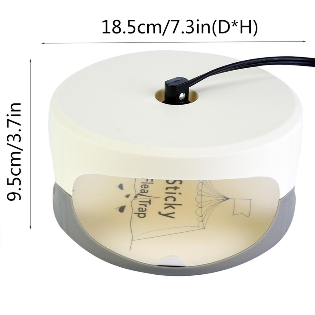 Электрическая липкая лампа-убийца блох, нетоксичная ловушка для вредителей, бытовая ловушка для мух