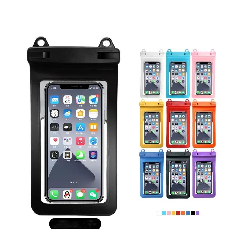 Универсальный водонепроницаемый чехол для мобильного телефона, сумки из ПВХ для дайвинга и серфинга, 7,5-дюймовый водонепроницаемый чехол для телефона, сухая сумка для подводного плавания